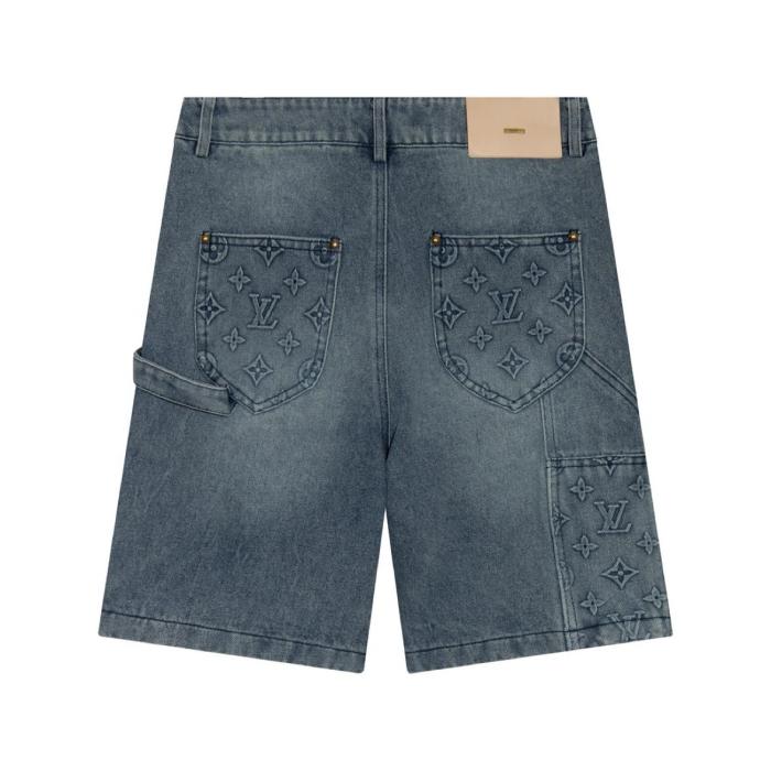 LOUIS VUITTON Denim Carpenter Shorts