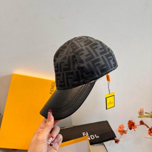 Fendi patterned baseball cap
