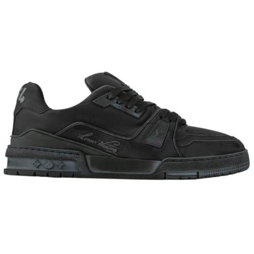 LOUIS VUITTON Trainer Low top Skateboard Shoes Black
