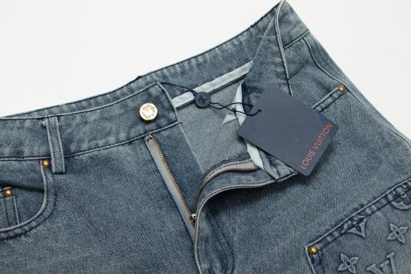LOUIS VUITTON Denim Carpenter Shorts