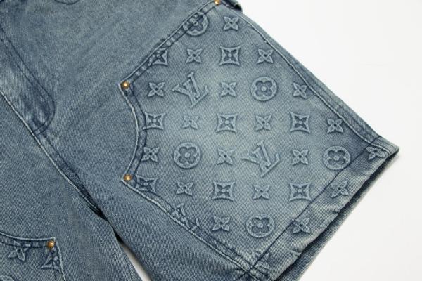 LOUIS VUITTON Denim Carpenter Shorts