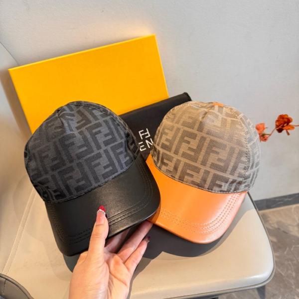 Fendi patterned baseball cap