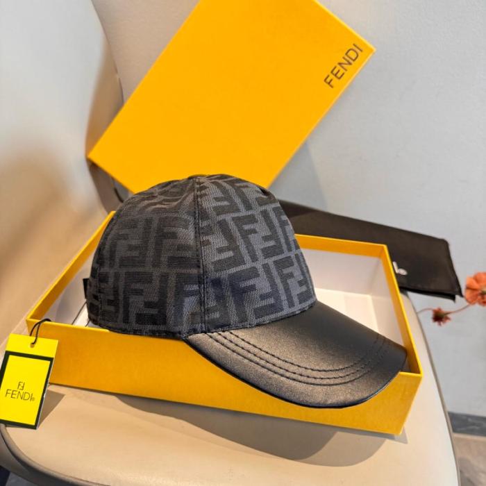 Fendi patterned baseball cap