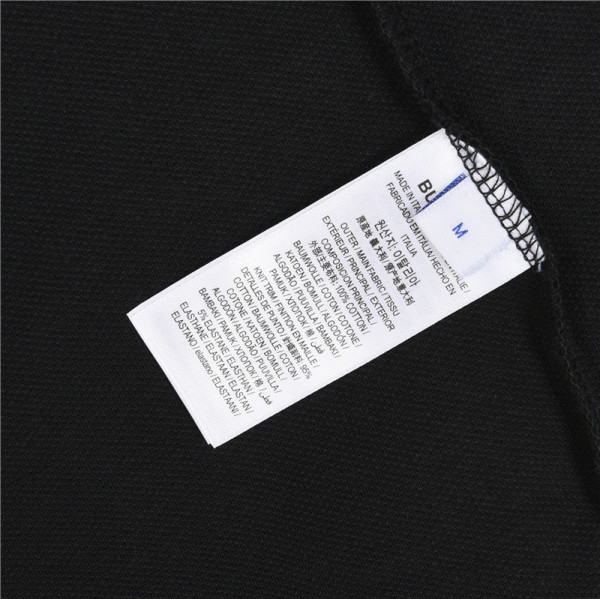 Burberry checked-collar cotton polo shirt