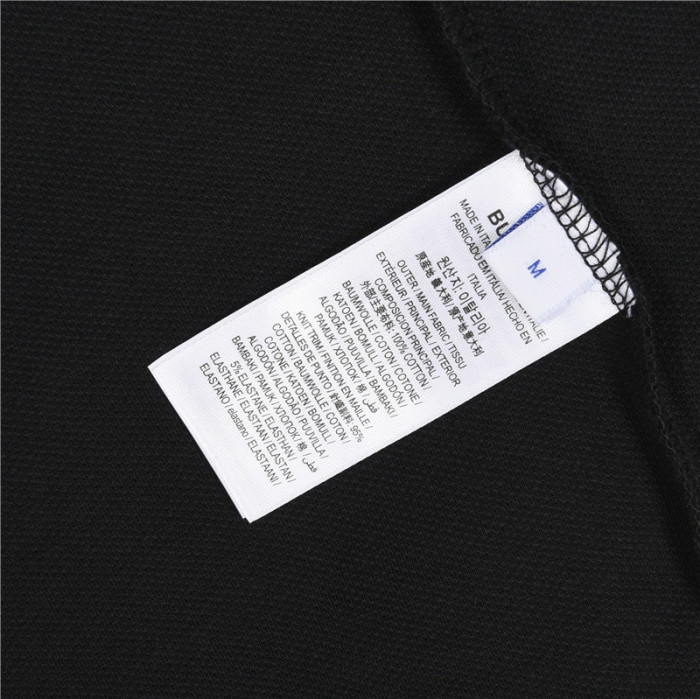 Burberry checked-collar cotton polo shirt