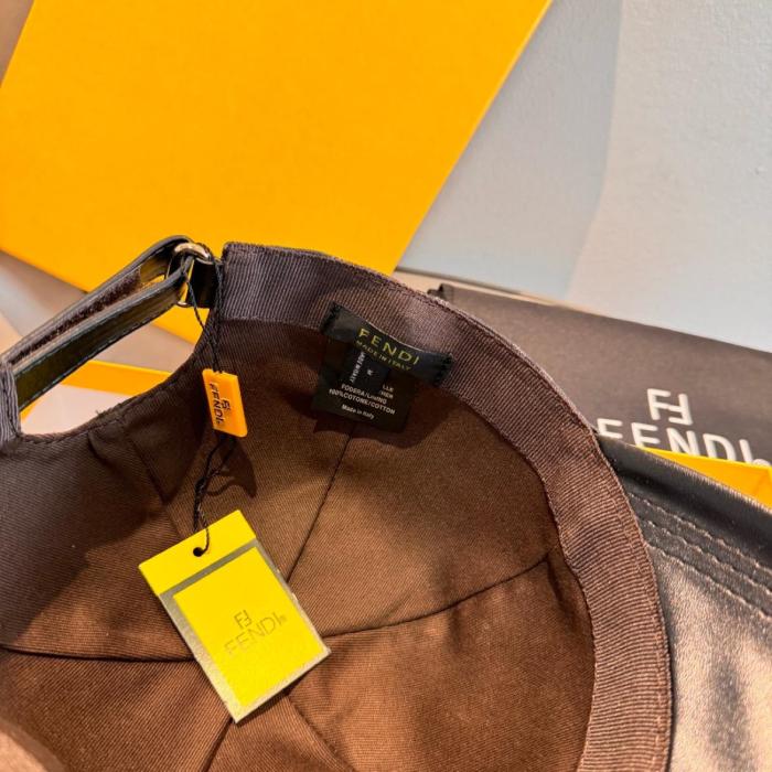 Fendi patterned baseball cap