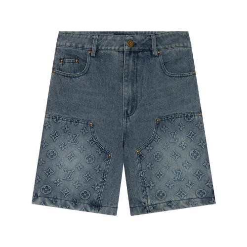 LOUIS VUITTON Denim Carpenter Shorts