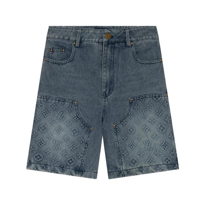 LOUIS VUITTON Denim Carpenter Shorts