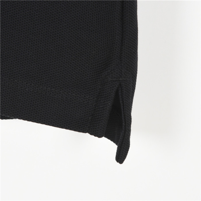 Burberry checked-collar cotton polo shirt