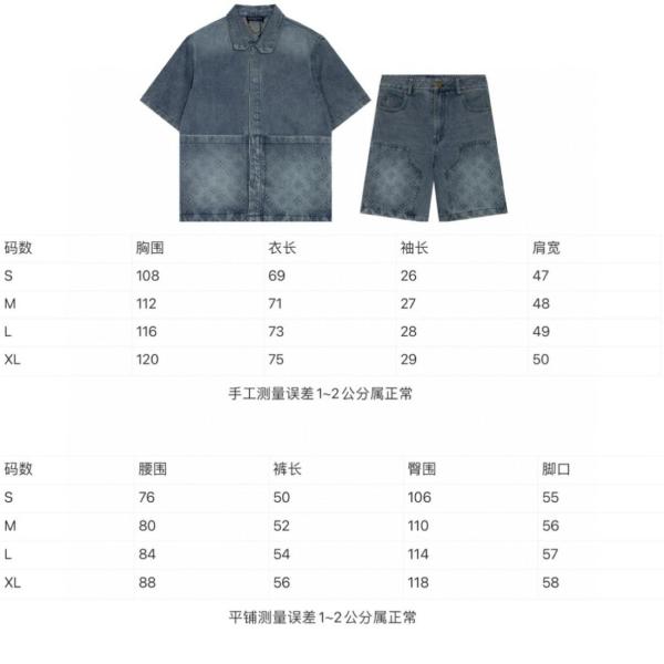 LOUIS VUITTON Denim Carpenter Shorts