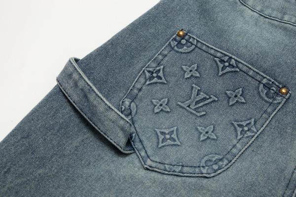 LOUIS VUITTON Denim Carpenter Shorts
