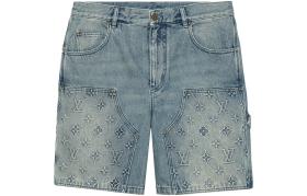 LOUIS VUITTON Denim Carpenter Shorts