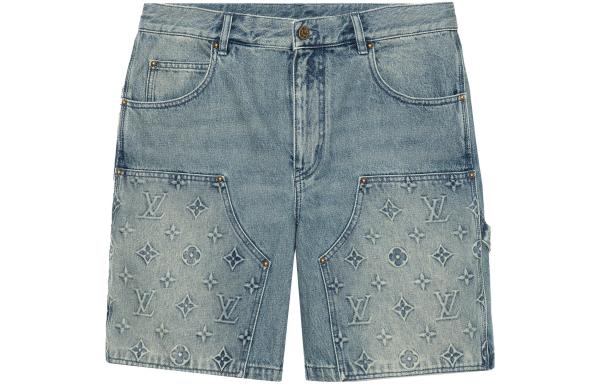 LOUIS VUITTON Denim Carpenter Shorts