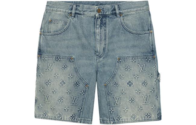 LOUIS VUITTON Denim Carpenter Shorts