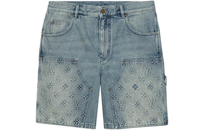 LOUIS VUITTON Denim Carpenter Shorts