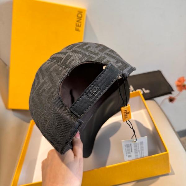 Fendi patterned baseball cap