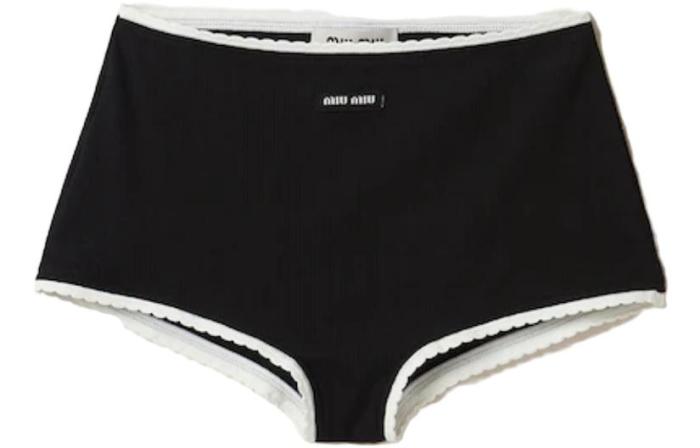 MIU MIU SS23 Underpants Women's 1 Pack Black