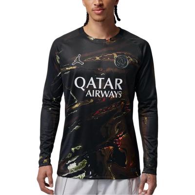 Jordan Paris 26-27 Saint-Germain 2026 Stadium Night Edition Men's Jordan Dri-FIT Soccer Long-Sleeve Replica Jersey
