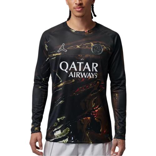 Jordan Paris 26-27 Saint-Germain 2026 Stadium Night Edition Men's Jordan Dri-FIT Soccer Long-Sleeve Replica Jersey