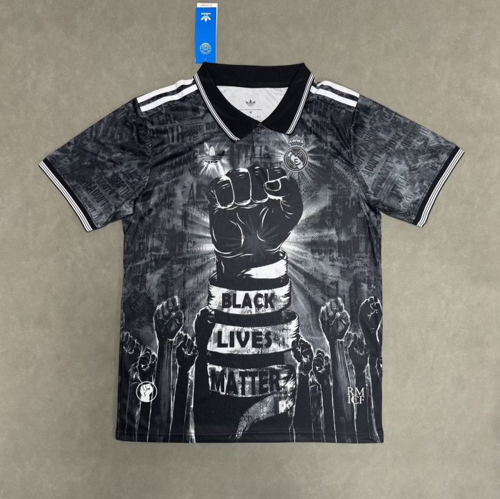 CAMISETA DE FUTBOL REAL MADRID 2026-2027 - BLACK LIVES MATTER