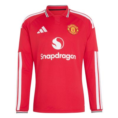 Adidas Manchester United 26/27 Soccer Jerseys Men's Manchester United Red Polo Collar