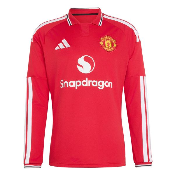 Adidas Manchester United 26/27 Soccer Jerseys Men's Manchester United Red Polo Collar