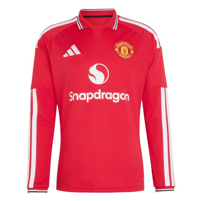 Adidas Manchester United 26/27 Soccer Jerseys Men's Manchester United Red Polo Collar