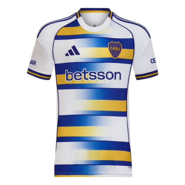 Adidas Soccer Jerseys 26/27 Men's White/Semi Transparent Blue/Bright Gold