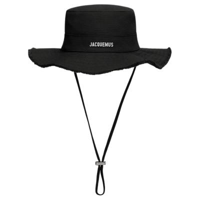 Jacquemus Cotton Bucket Hats Men's Black