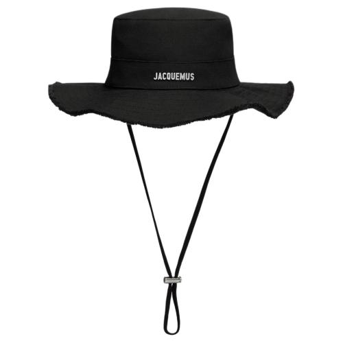 Jacquemus Cotton Bucket Hats Men's Black