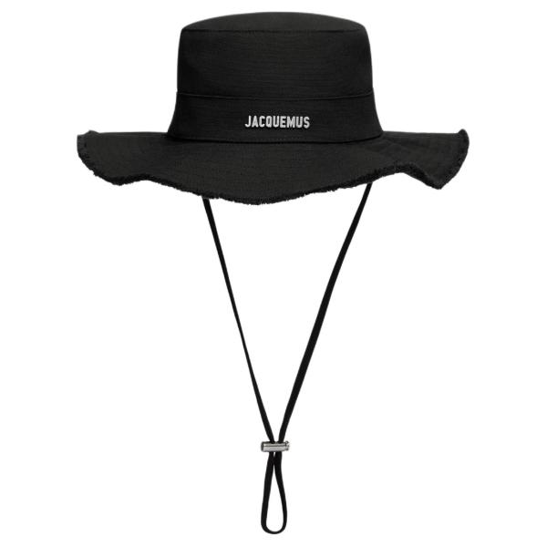 Jacquemus Cotton Bucket Hats Men's Black