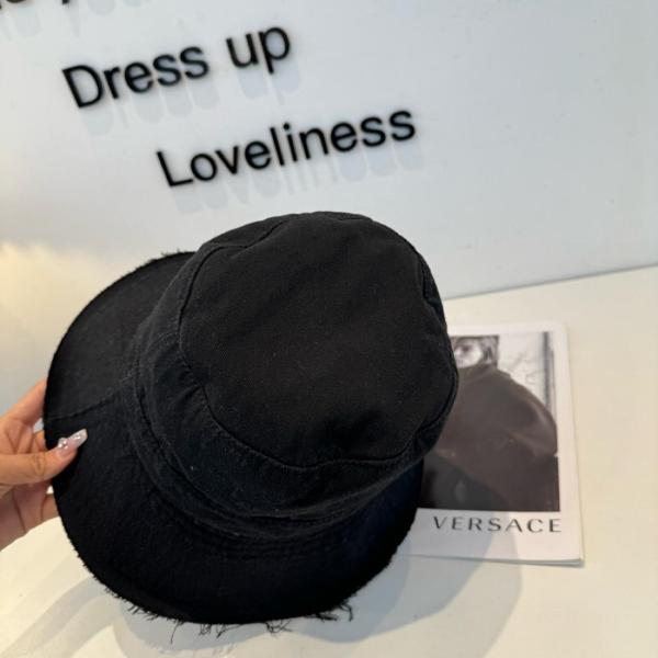 Jacquemus Cotton Bucket Hats Men's Black