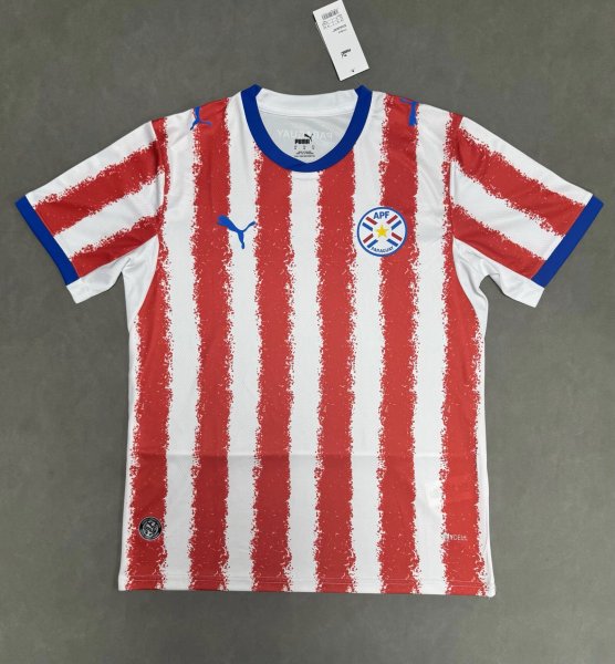 PUMA  Paraguay 26/27 Home Men's Soccer Jersey