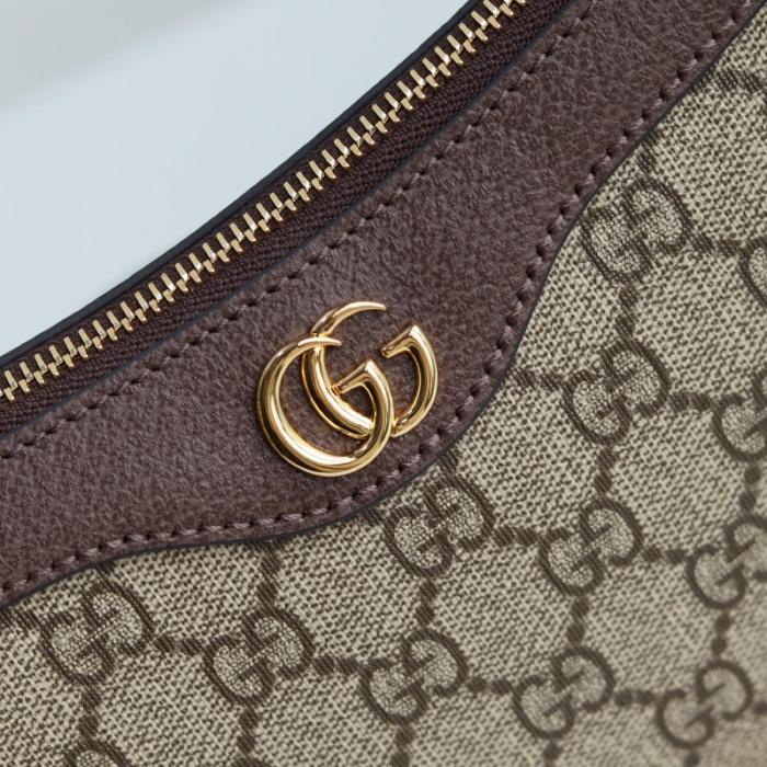 GUCCI Ophidia Canvas With Leather Canvas Bag, Shoulder Bag, Pochette Handbag, Shoulder Bag Small Women's 735132-FABLE-9442-Double G Pendant size L25cm W6cm H15.5cm