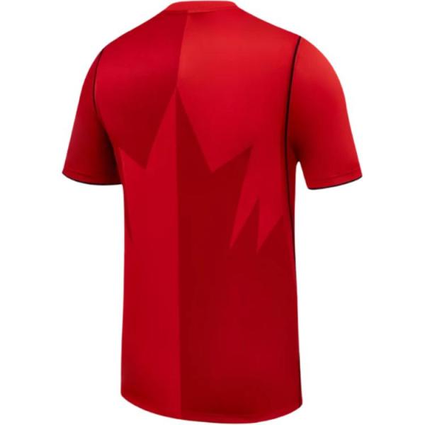 Nike Canada 26/27 T Shirts Men's Red Crew Neck