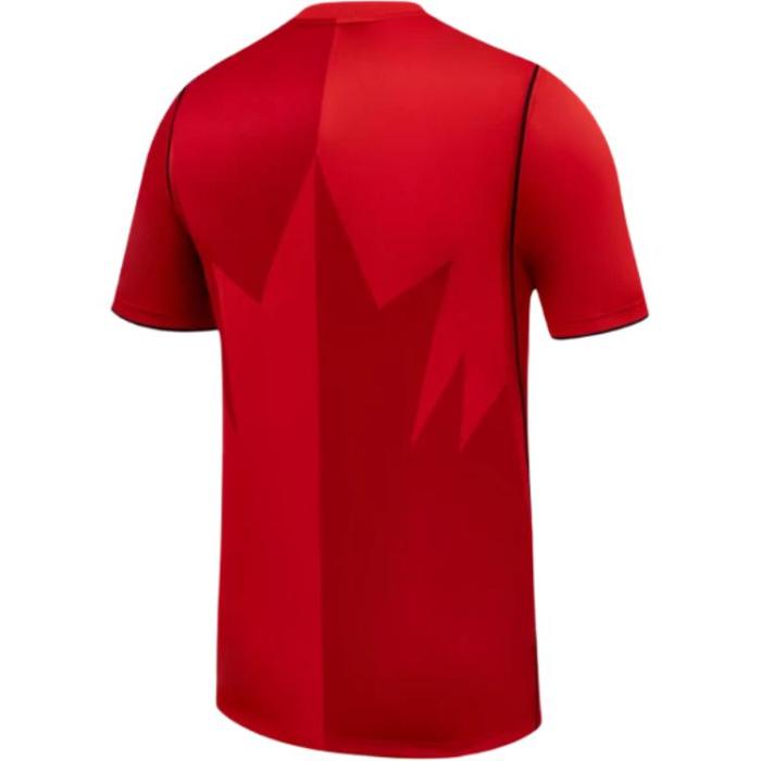 Nike Canada 26/27 T Shirts Men's Red Crew Neck
