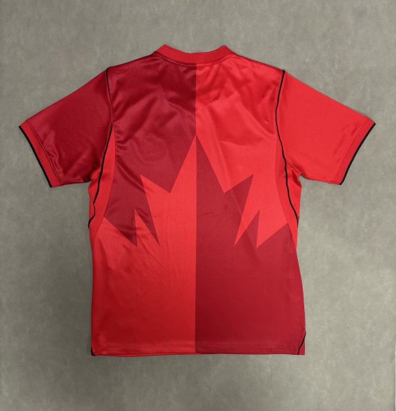 Nike Canada 26/27 T Shirts Men's Red Crew Neck