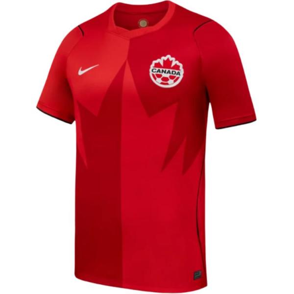 Nike Canada 26/27 T Shirts Men's Red Crew Neck