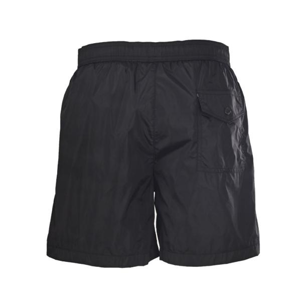 Moncler Logo Patch Drawstring Swim Shorts