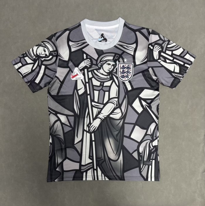 Nike X PALACE T Shirts 26/27 Unisex Black Crew Neck Moderate Jerseys