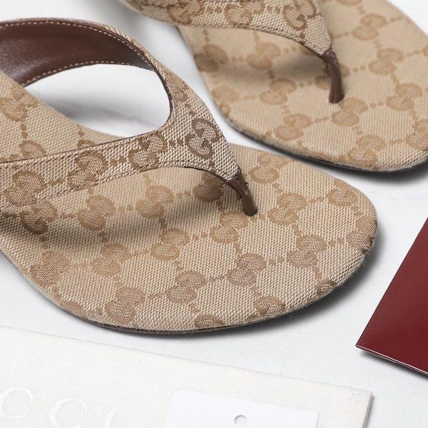 GUCCI Flip Flops 5.5cm Women's Beige