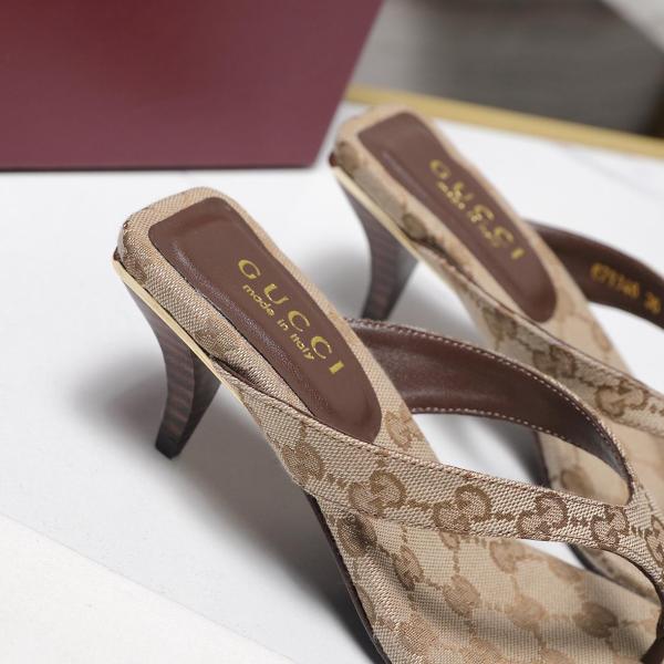 GUCCI Flip Flops 5.5cm Women's Beige