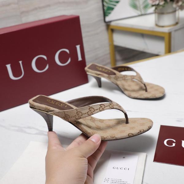 GUCCI Flip Flops 5.5cm Women's Beige