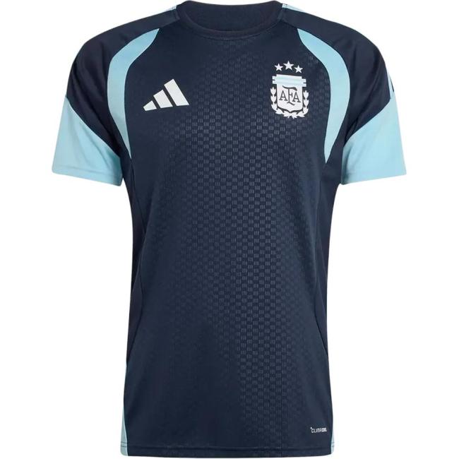 Adidas 26/27 T Shirts Men's Blue Crew Neck Jerseys