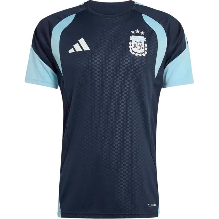 Adidas 26/27 T Shirts Men's Blue Crew Neck Jerseys