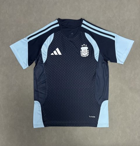 Adidas 26/27 T Shirts Men's Blue Crew Neck Jerseys