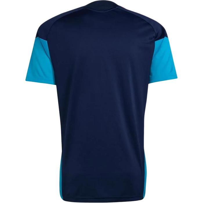Adidas 26/27 T Shirts Men's Blue Crew Neck