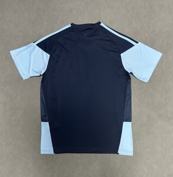 Adidas 26/27 T Shirts Men's Blue Crew Neck Jerseys