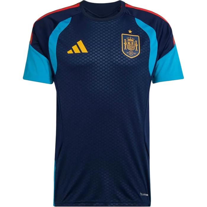Adidas 26/27 T Shirts Men's Blue Crew Neck