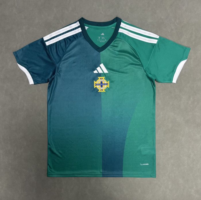 Adidas 26/27 Northern Ireland Climacool Soccer Jersey Men's Honor Green/White